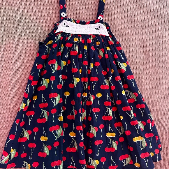 Pink Chicken Renata Dress with cherries. Size 4. Like new. - Picture 3 of 5